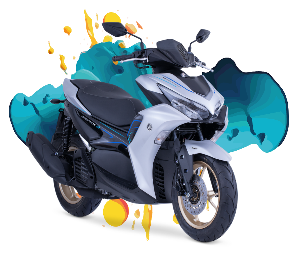 La Yamaha Aerox 155, una scooter ágil y potente, ideal para la movilidad urbana con estilo y rendimiento excepcionales.