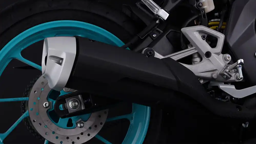 Chasis robusto de la Yamaha XTZ250 diseñado para resistir condiciones extremas.
