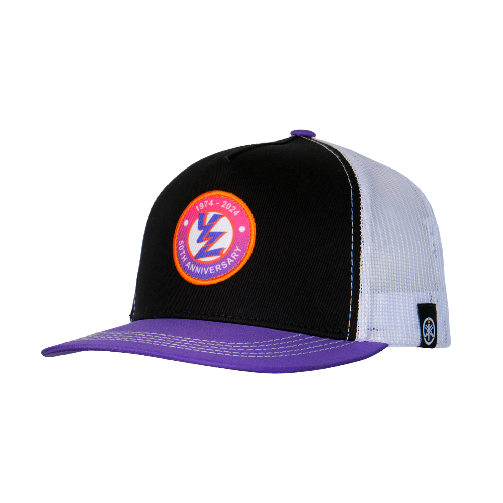 GORRA YAMAHA YZ 50TH NEGRA CURVA